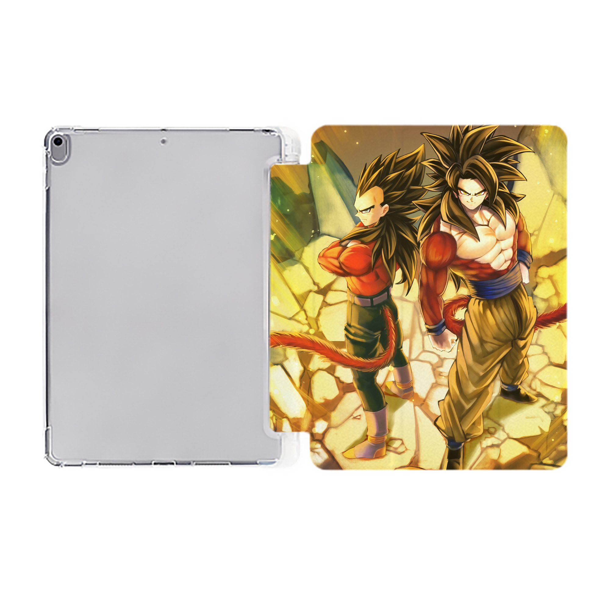 （画像用） ドラゴンボール DRAGON BALL IPad ケース ペン収納付き 三つ折りスタンド PUレザー×シリコン 対応機種9.5/10.5/10.9インチ